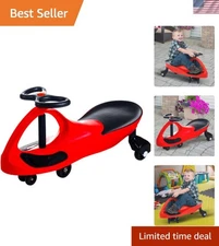 Lil’ Rider Wiggle Car - No Gears, Batteries, or Pedals for Endless Fun Red