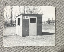  Vintage Odessa Texas Photo Handmade Utility Shed Kiosk For Sale 1950s