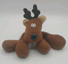 Hallmark Rodney Reindeer Plush Vintage '80s Stuffed Animal Christmas