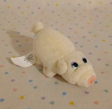 Vintage 1997 Galoob Miniature Pound Puppies Farm Pig Stuffed Animal Plush 3