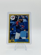 2022 Topps Series 2 - 1987 Topps Baseball Relics Teoscar Hernandez #87BR-THE MEM