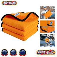 Professional Grade Gold Microfiber Towels - Machine Washable 3 Pack, 60 x 40 cm