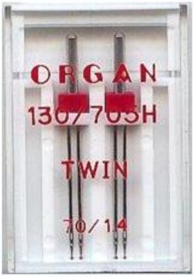 Nähmaschinennadeln Zwillingsgröße 70 / 1,4 Original Orgelnadeln 130/705H