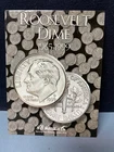 1965-1999 Roosevelt Dimes P&D Complete Set 75 U S  Coins in HE Harris Folder
