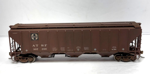 Tolva cubierta de 3 bahías cubierta lateral alta Walthers Platinum PS-2C ATSF #307019 HO | Zustand: Used