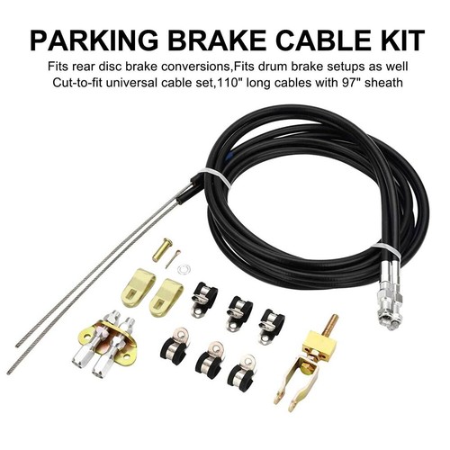 TEKKOAUTO Universal Rear Parking Brake Emergency E-Brake