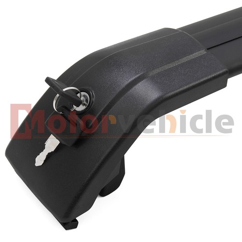 US Stock For 2016 - 2022 Honda HRV HR-V Black Lockable Cross Bar Roof Rack Rail - Picture 7 of 12