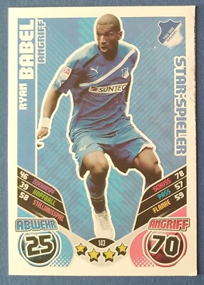 TOPPS Ryan Babel 1899 Hoffenheim Star Spieler Bundesliga 2011/12 Match Attax