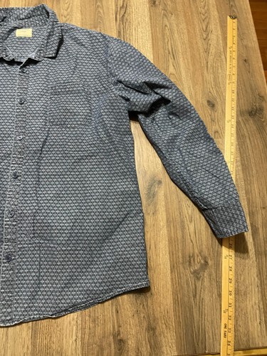 Method Shirt, Men's Size XL, Blue, Button Up, Long Sleeve, Pocket - Picture 4 of 10