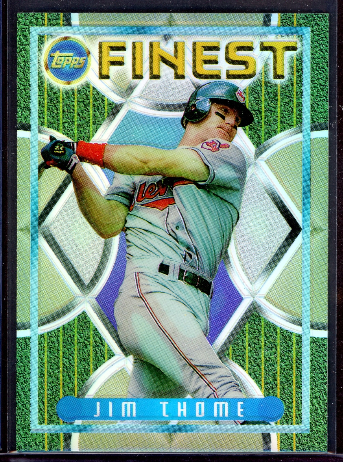 JIM THOME ~ 1995 Finest Baseball Refractors #37 ~ Grade: Mint (Peel Removed)