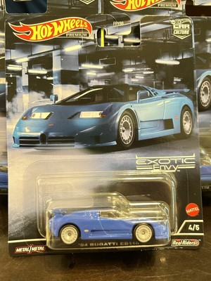  94 BUGATTI EB110 2022 Hot Wheels Premium Car Culture Exotic Envy  blue