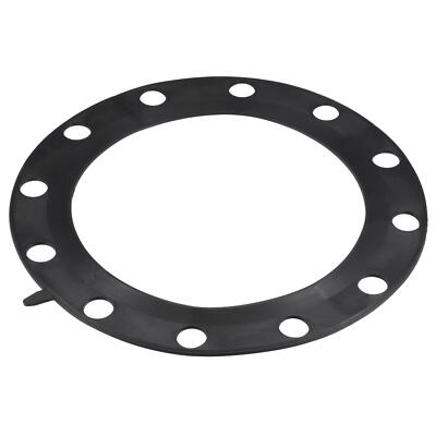 #ad Rubber Flange Gasket Full Face for 10quot; DN250 Pipe 12 Bolt Hole Black Flat Washer AU $26.42