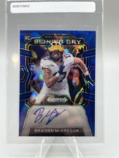 2024 Panini Prizm Draft Picks - Braiden McGregor - Signing Day Blue Prizm - /75