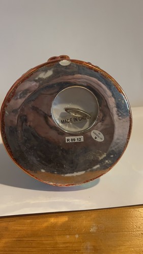 Vtg Ceramic MUSIC BOX w/ Moving Train 6.5” Plays Tannebaum Free Shipping A1 - Picture 3 of 4