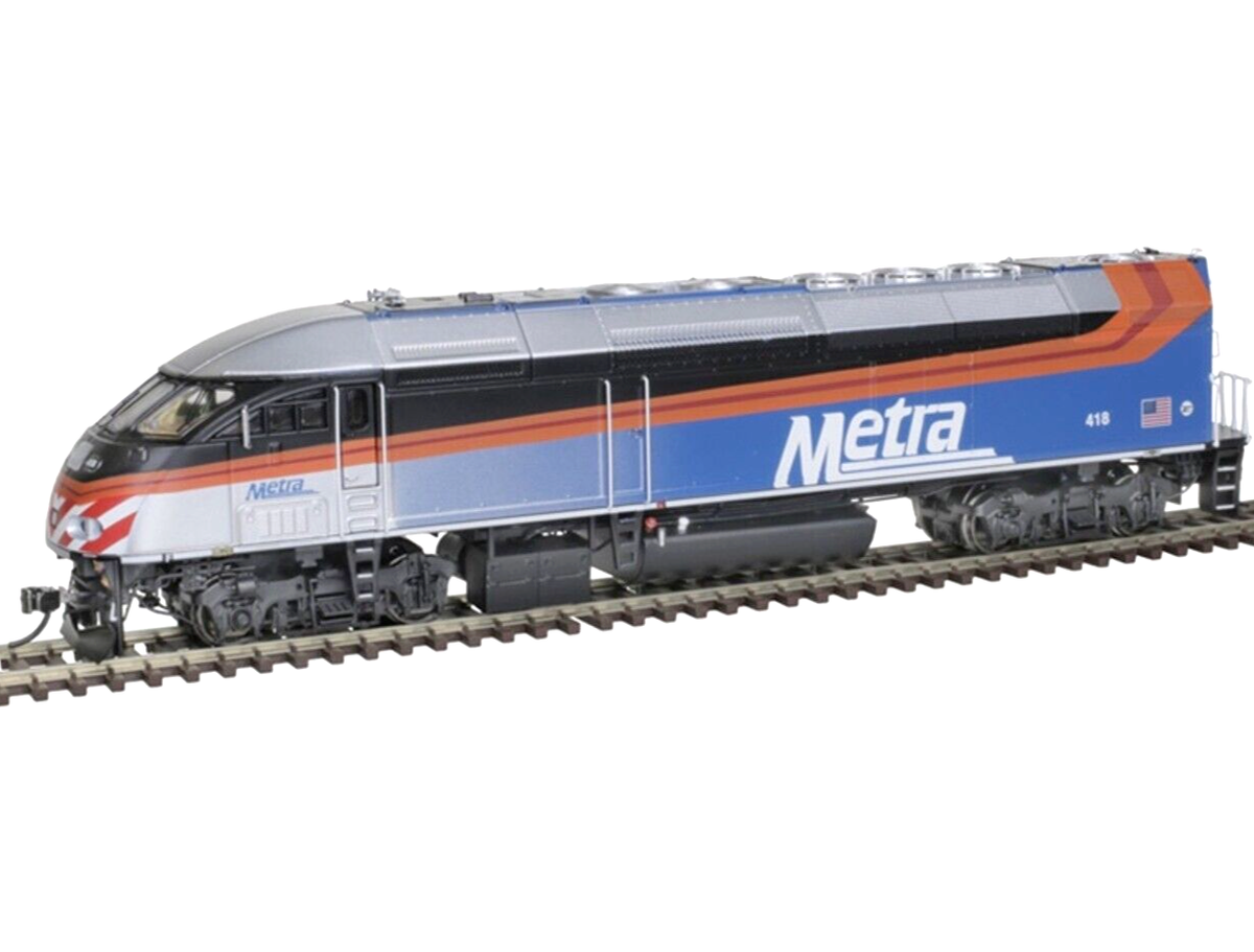 Atlas HO Scale ~ Master Gold ~ MP36PH-3C Metra #418 ~ DC/DCC Sound