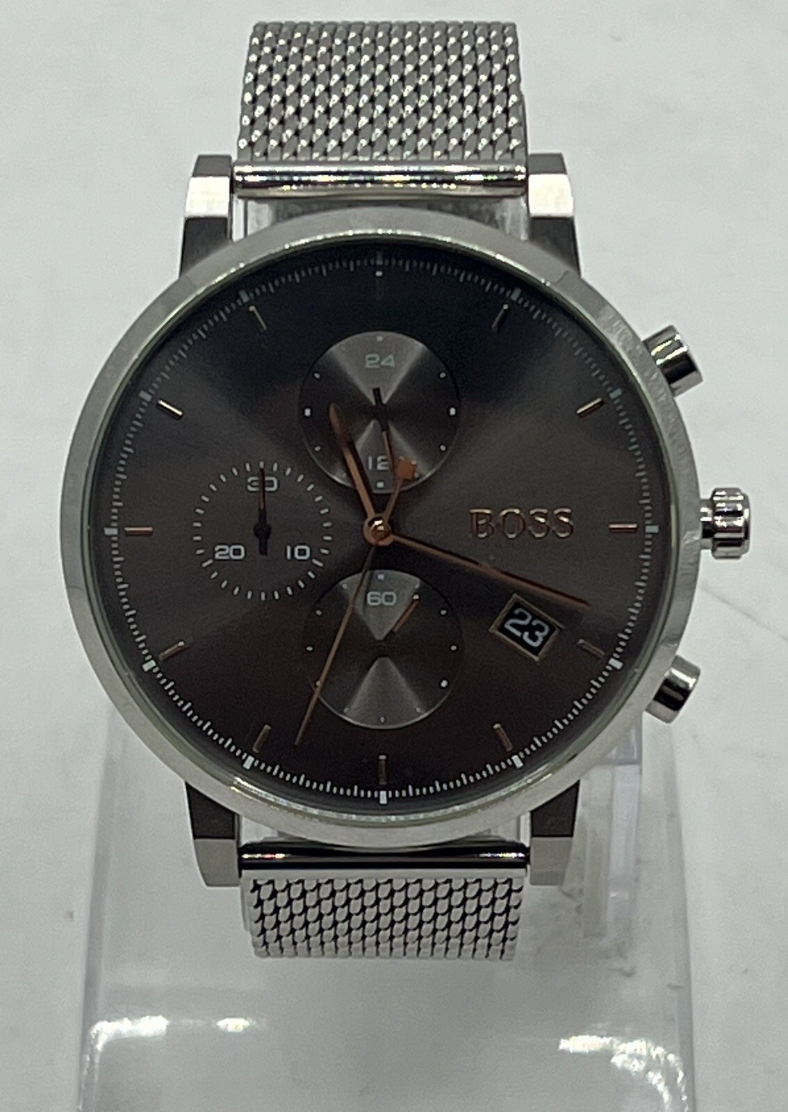 Hugo Boss Mens Integrity Chronograph Quartz Stainless Steel Watch