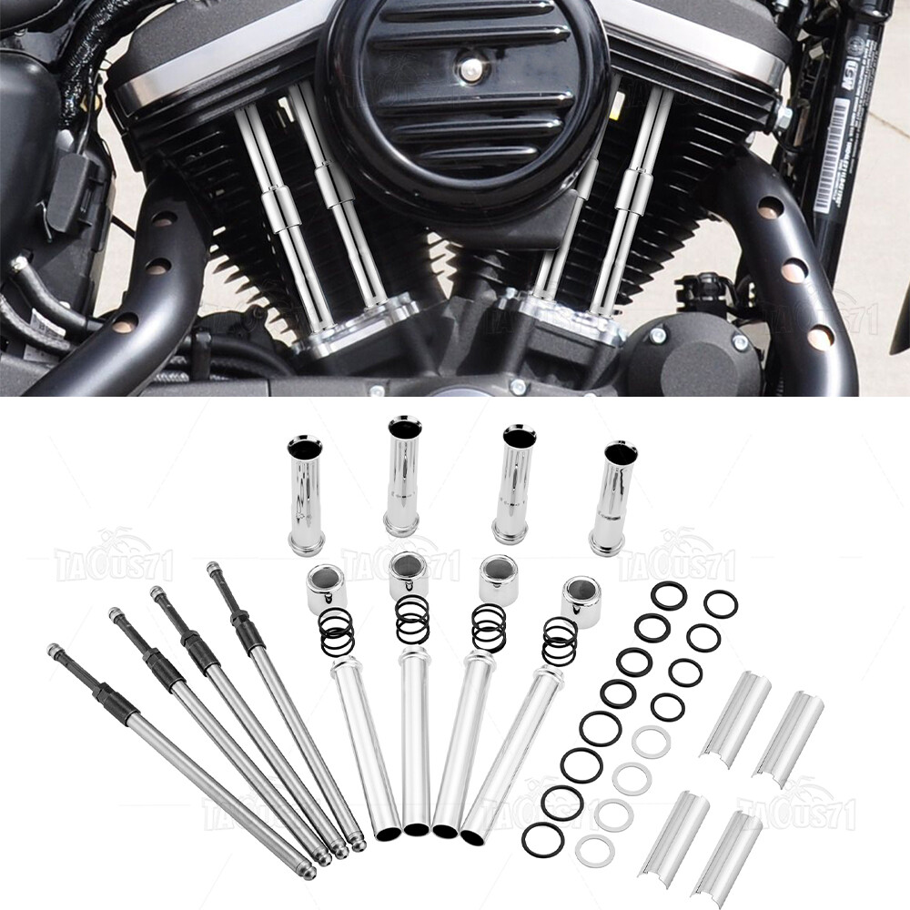Adjustable Pushrods Covers for Harley Sportster Roadster/72/48/Iron 883