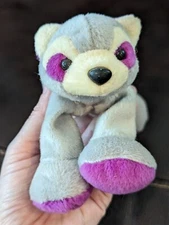 RASPBERRY RACCOON - NEW STUFFINS PLUSH LUMPYS BEAN BAG GANG VERY RARE 1997