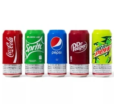 Silicone Beer Can Covers Hide a Beer Soda Can 12 oz 5 Pack
