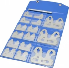 Value Collection Radius Gage Sets; Minimum Radius (Decimal Inch): 0.0100 ; Ma...