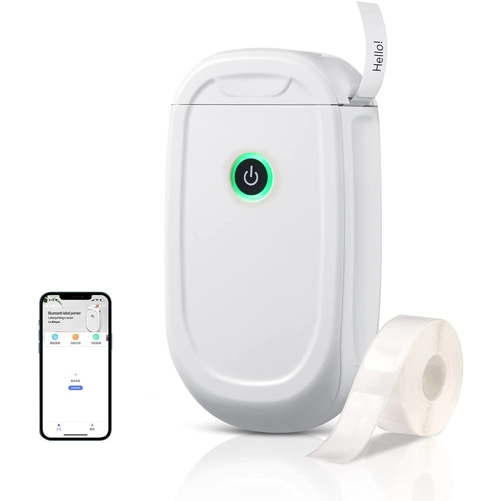 Mini Bluetooth Label Maker for Home Office Portable Printing