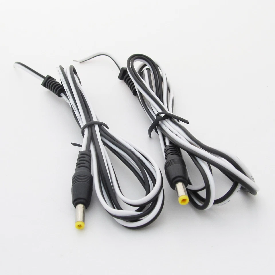 10pcs 5ft/1.5M DC Power Cable 4.0x1.7mm DC Tip Male Plug CCTV Cord Cable 22AWG - Image 3 of 4