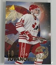 1994-95 Pinnacle Ed Jovanovski #524 Rookie RC Team Canada Hockey Card. rookie card picture
