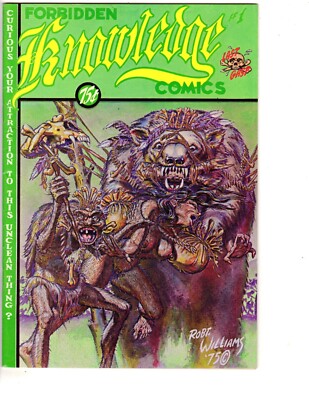 Forbidden Knowledge # 1 Underground Comic (FN/VF 7.0) 1975 Free