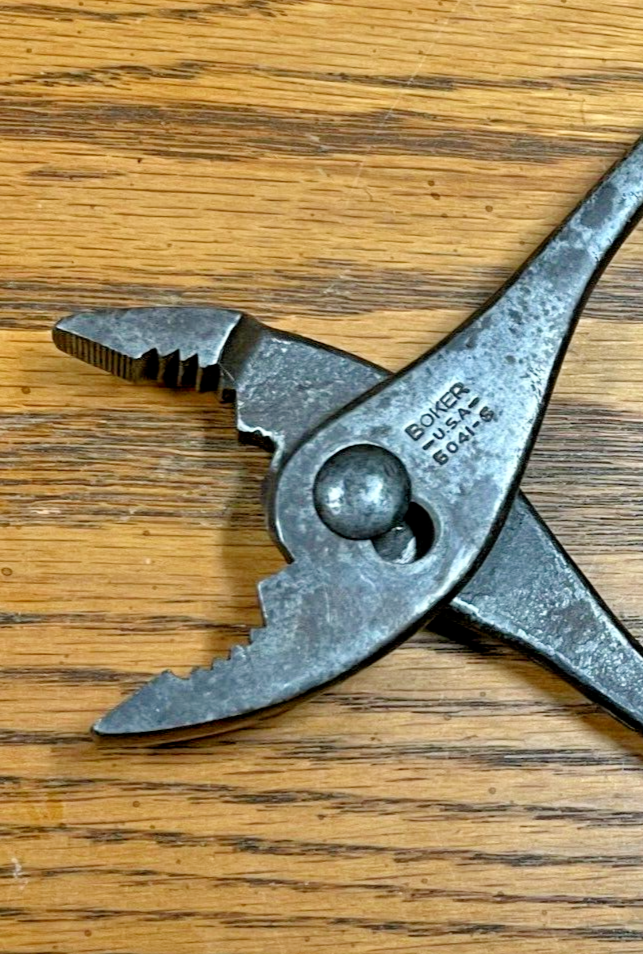 VINTAGE BOKER USA 50416 PLIERS MECHANIC TOOL GARAGE eBay
