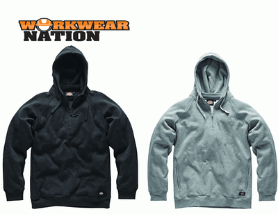 XXXL SH11900 Hoodie Dickies Elmwood Hoody Hooded Sweatshirt Black Grey M