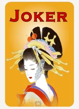 Mah Jongg Jong Mahjong 10 Joker Stickers Geisha - Set #884  ** Free Shipping **