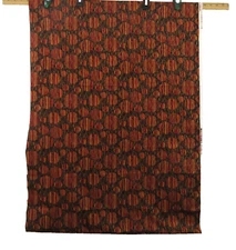 Peter Pan Fabrics Cotton Brown Gold Circles Geometric Quilting Craft 27" x 76" +