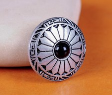 10X Western Turquoise Silver Concho Screw Back Saddle Solid Rivet Leather Crafts