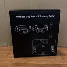 BHCEY Wireless Dog Fence, 2023 Electric Fence for 2 Dogs Shocks Training Collar