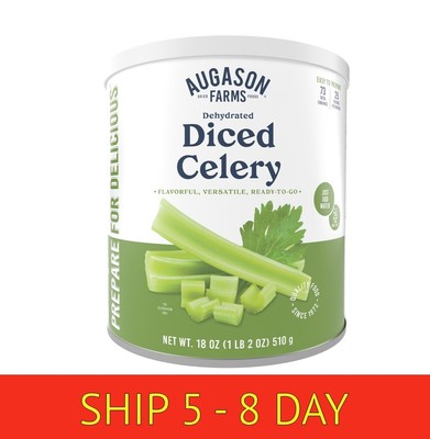Augason Farms Dehydrated Cross-Cut Celery 18 OZ....(w16)