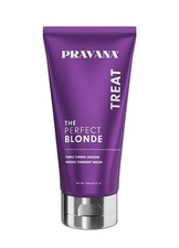 Pravana The Perfect Blonde Purple Toning Masque 5oz Neutralizes Brassy Hair Tone