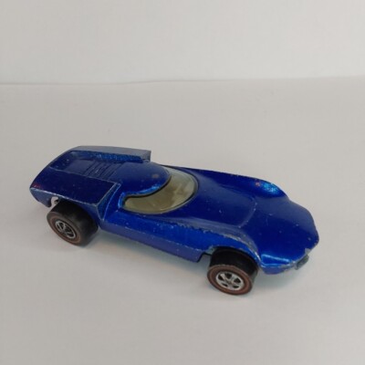 ミニカー hotwheels redline turbofire c9 Hot Wheels Redline Vintage 1968 Turbofire Metallic Blue Mattel USA