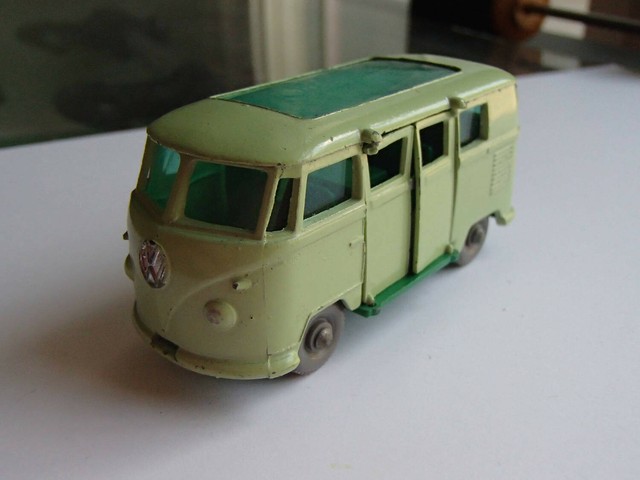 Vintage Lesney Matchbox #34 Volkswagen Caravette Camper Green | eBay