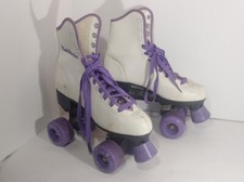 VTG White Women's Rink Master Seneca Roller Skates Size 6 Rinkmaster