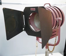 Mole-Richardson Type 3081 6" Baby Cool Redhead Solarspot with Barn Door   (RG7)