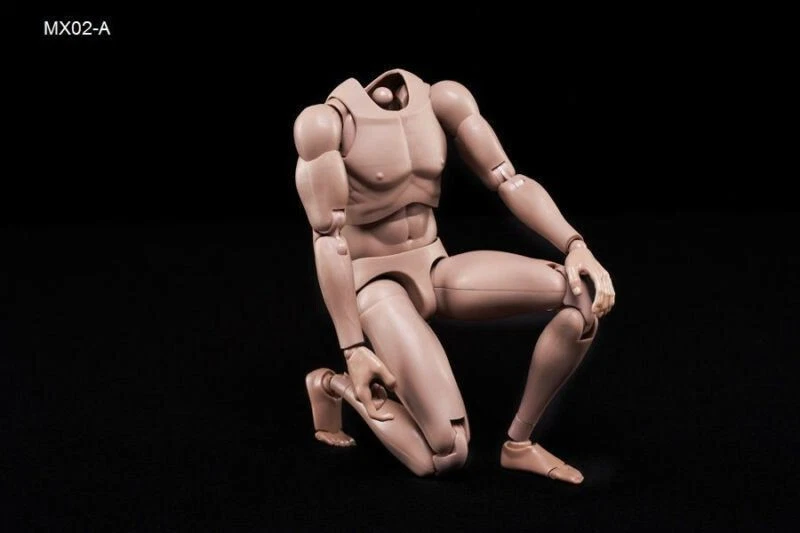 Figura de acción masculina piel Europa 1:6 MX02-A 12 pulgadas cuerpo flexible soldado muñeca juguetes Foto 3 de 4