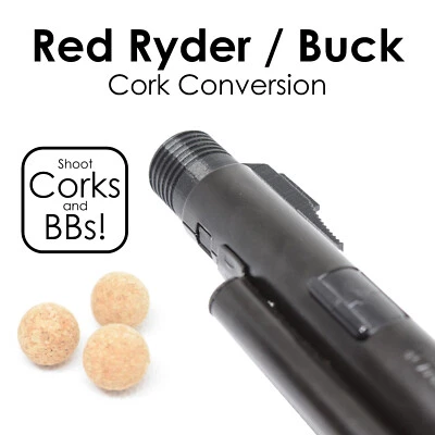 Daisy Red Ryder Carnival Cork Conversion Sight & Muzzle - SHOOT CORKS AND BBS