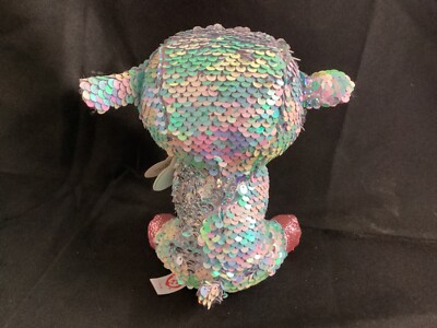 ぬいぐるみ ty Ty Flippables Ty36677 Sequins Tulip The Sheep Soft Toy 15 Cm Multi