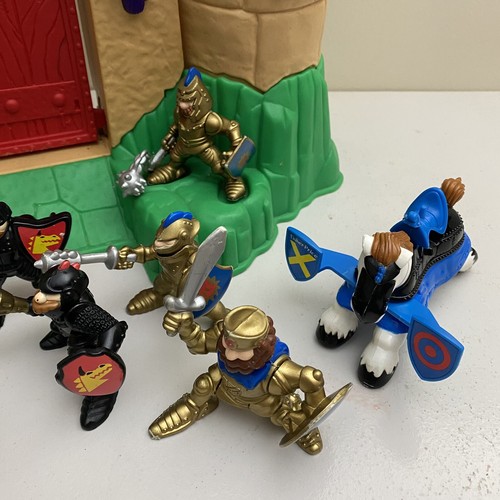 VTG 98’ Fisher Price Great Adventures Magic Lion Castle w/ Figures - Picture 2 of 16