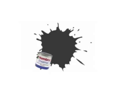 Enamel No 33 Black - Matt (14 ml) AA0360 - humbrol modellismo