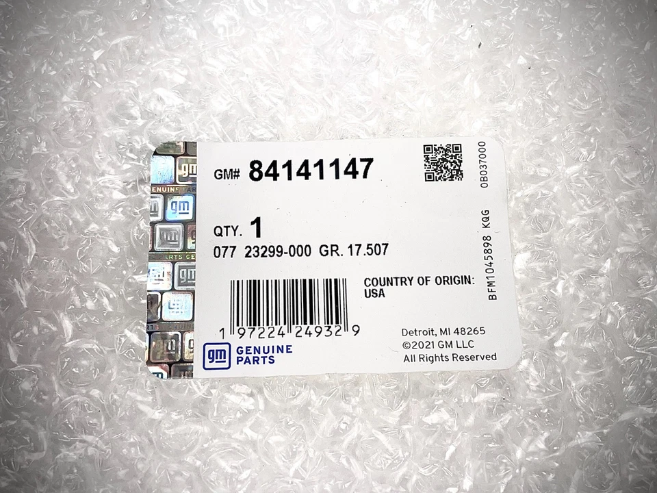 Chevrolet Silverado Trail Boss 2019-2022 calcomanías de plataforma 84141147 cantidad 2 OEM GM Foto 3 de 3