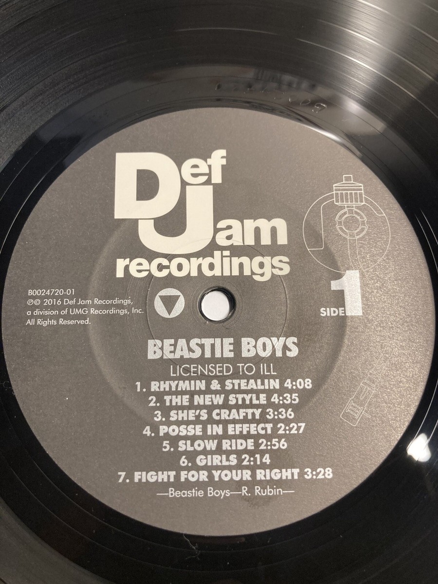Beastie Boys Licensed To Ill 2016 Vinyl LP 30th Anniversary 180