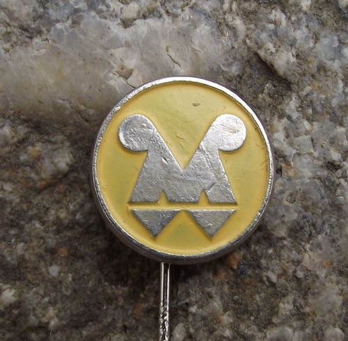 Weimar DDR DDR DDR Ingenieurbüro Werbung M Logo Pin Anstecker - Bild 3 von 6