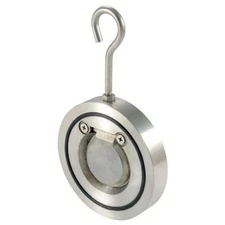 Swing Check Valve :  Stainless Steel or PVC :  Wafer Pattern  :  2" to 4"