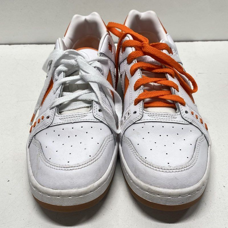 Converse White/orange Solid Low Top Athletic Snea… - image 2